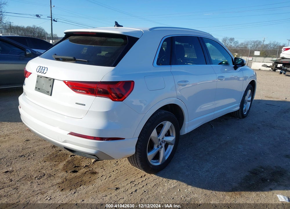 2020 AUDI Q3 PREMIUM 45 TFSI QUATTRO TIPTRONIC VIN: WA1AECF37L1032204