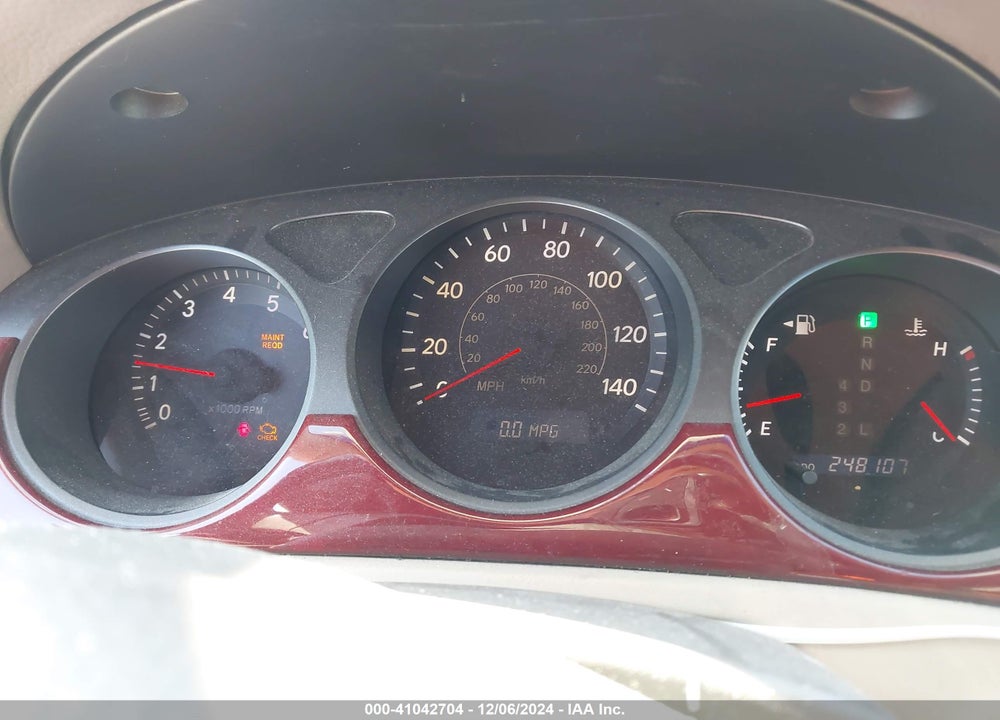 2004 LEXUS ES 330 VIN: JTHBA30G745035209