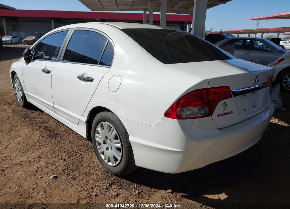 2009 HONDA CIVIC VP VIN: 19XFA16339E028605