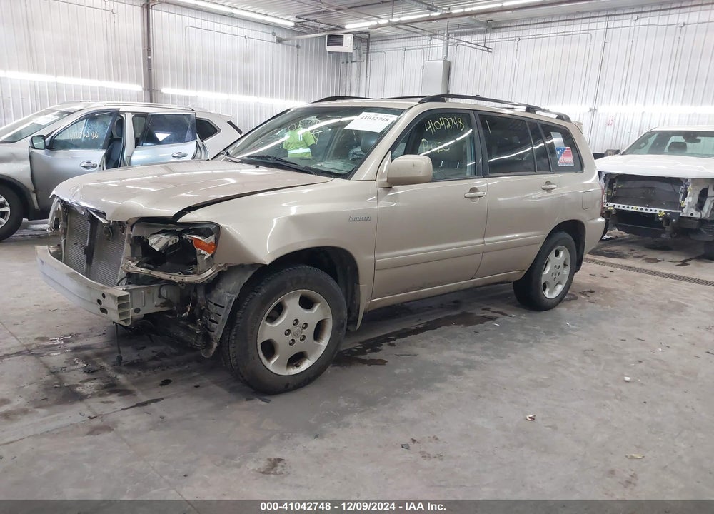 2005 TOYOTA HIGHLANDER LIMITED V6 VIN: JTEEP21A350109205