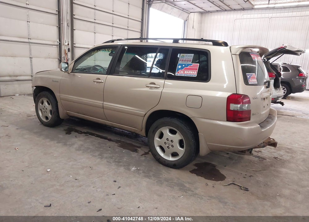 2005 TOYOTA HIGHLANDER LIMITED V6 VIN: JTEEP21A350109205