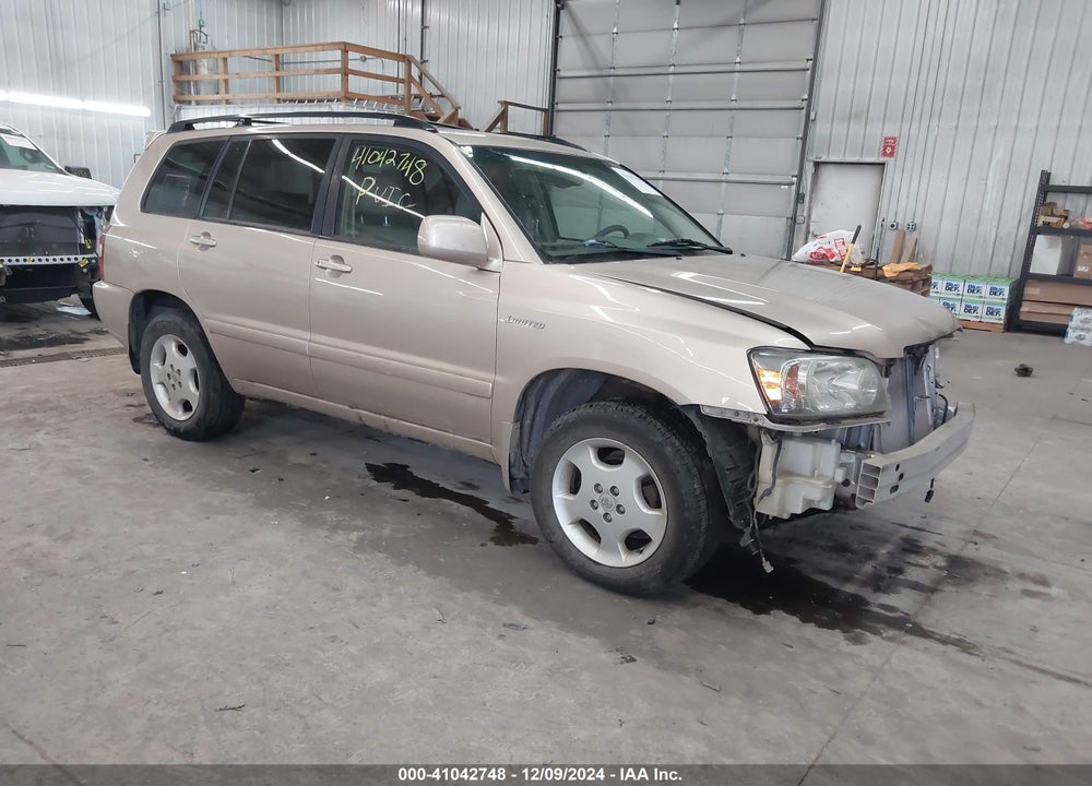 2005 TOYOTA HIGHLANDER LIMITED V6 VIN: JTEEP21A350109205