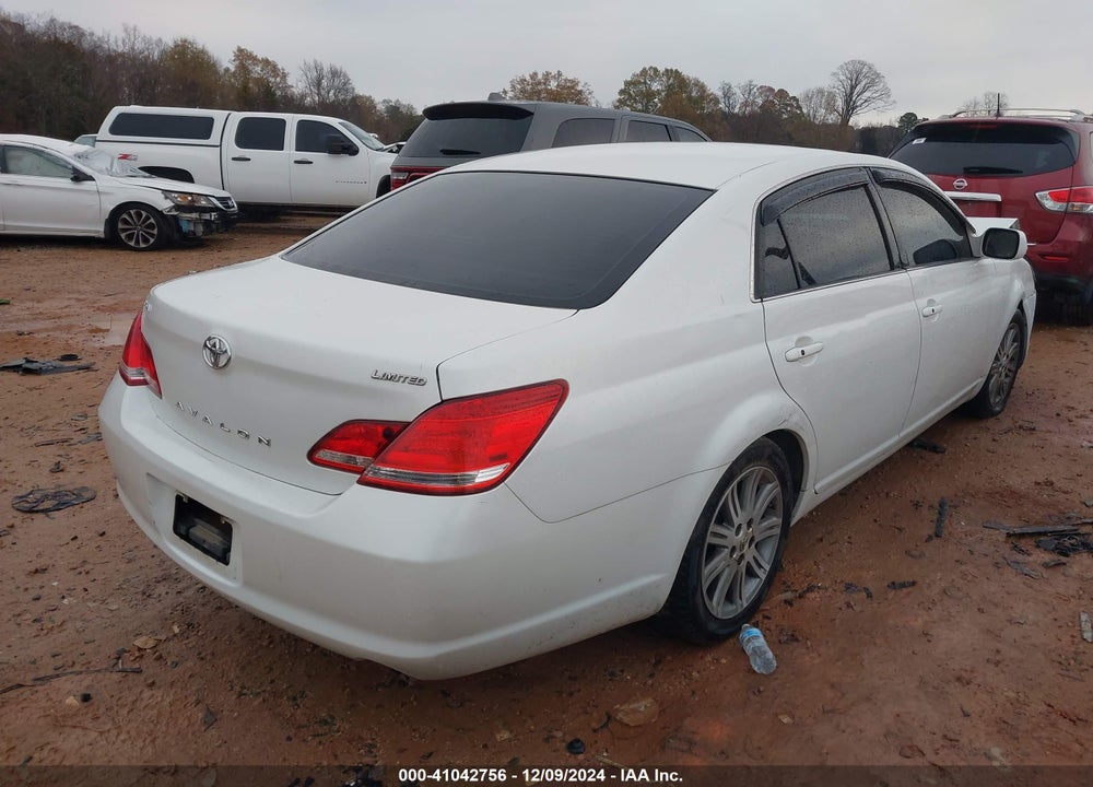 2007 TOYOTA AVALON LIMITED VIN: 4T1BK36BX7U225196