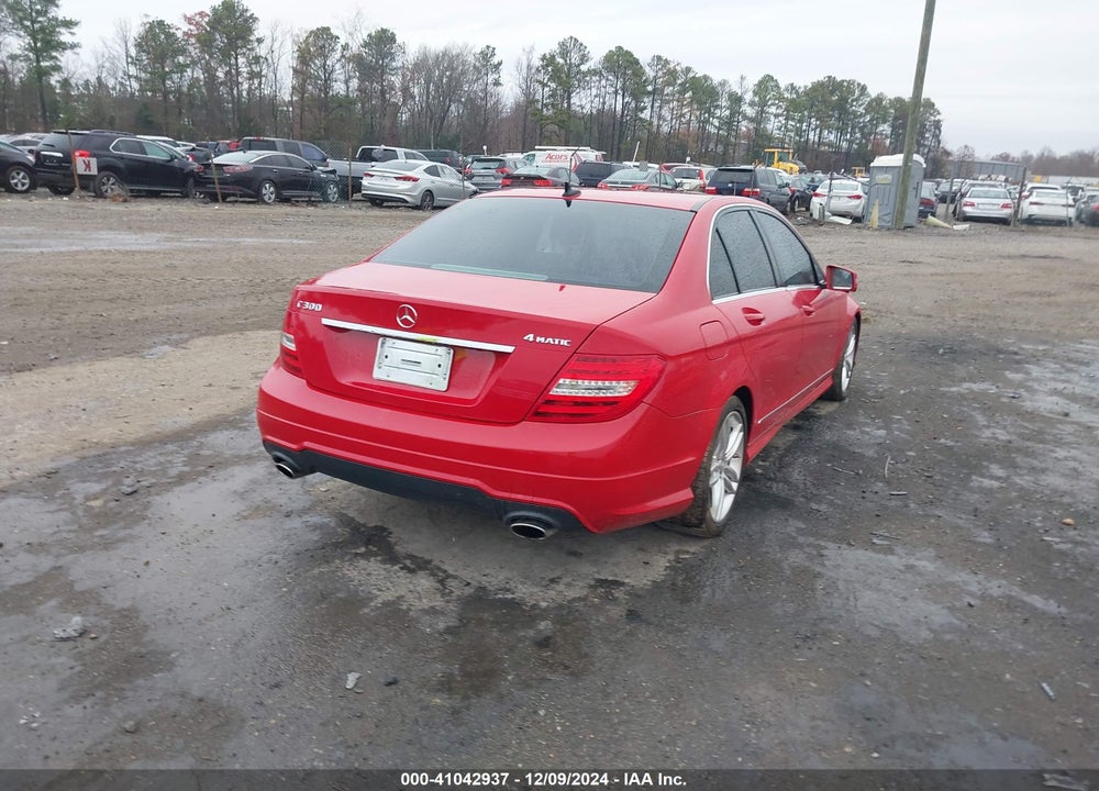 2012 MERCEDES-BENZ C 300 LUXURY 4MATIC/SPORT 4MATIC VIN: WDDGF8BB9CA719701