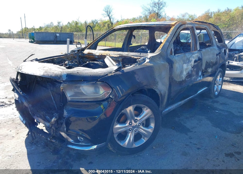 2015 DODGE DURANGO LIMITED VIN: 1C4RDJDG6FC730186