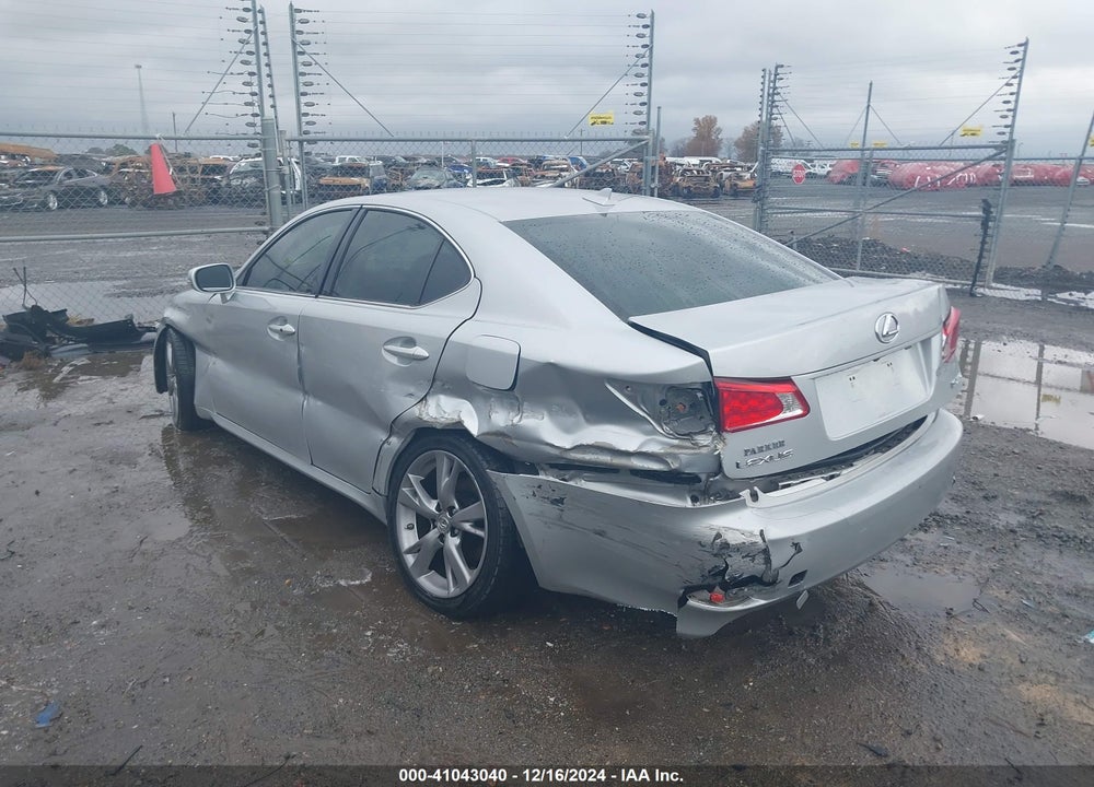 2009 LEXUS IS 250 VIN: JTHBK262092087860