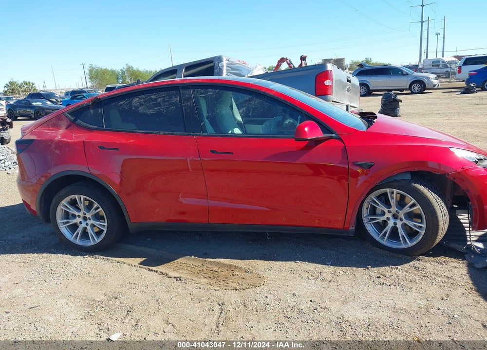 2020 TESLA MODEL Y LONG RANGE DUAL MOTOR ALL-WHEEL DRIVE VIN: 5YJYGDEE5LF049713