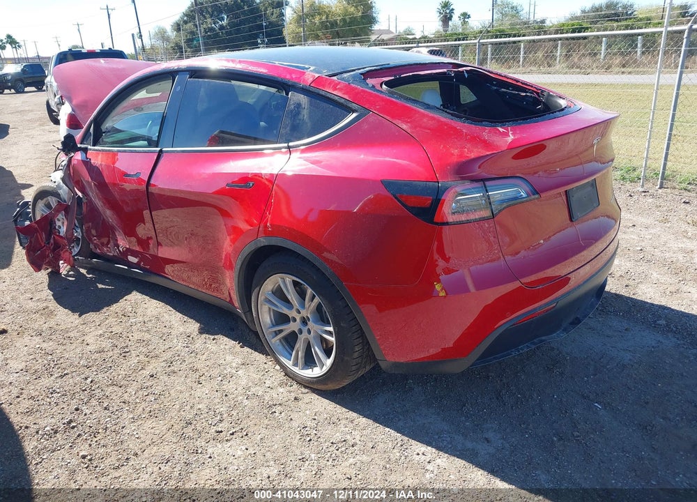 2020 TESLA MODEL Y LONG RANGE DUAL MOTOR ALL-WHEEL DRIVE VIN: 5YJYGDEE5LF049713