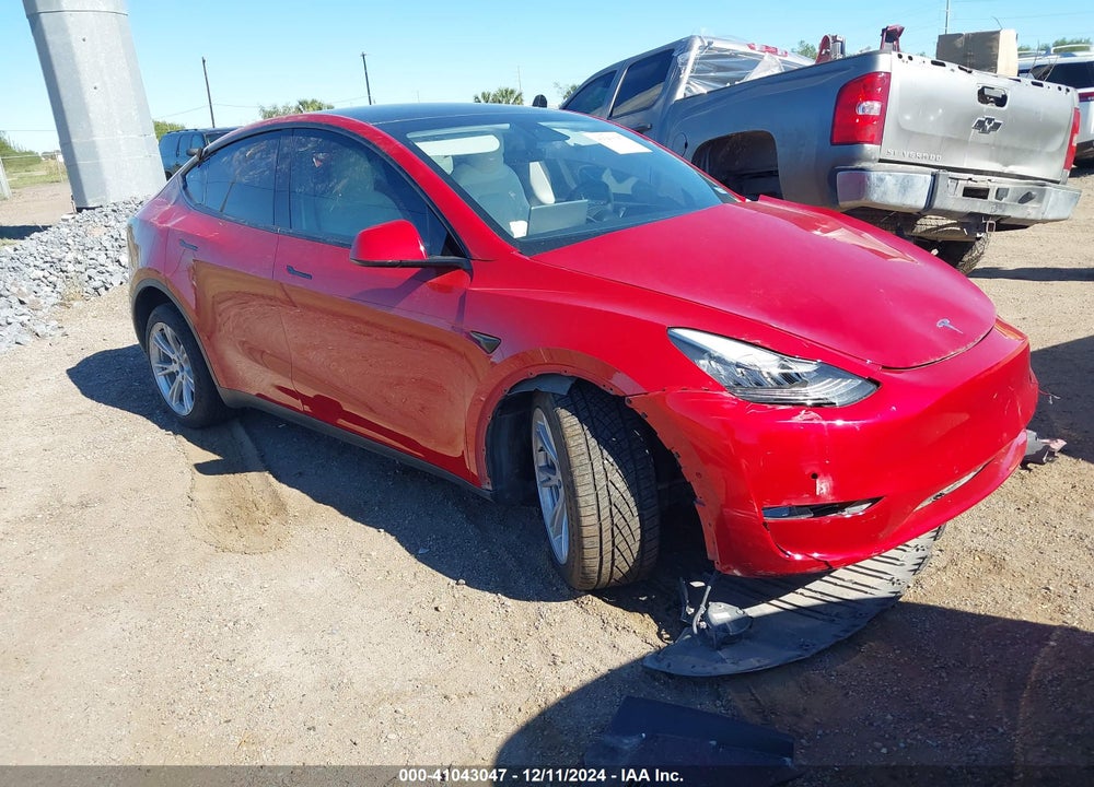 2020 TESLA MODEL Y LONG RANGE DUAL MOTOR ALL-WHEEL DRIVE VIN: 5YJYGDEE5LF049713