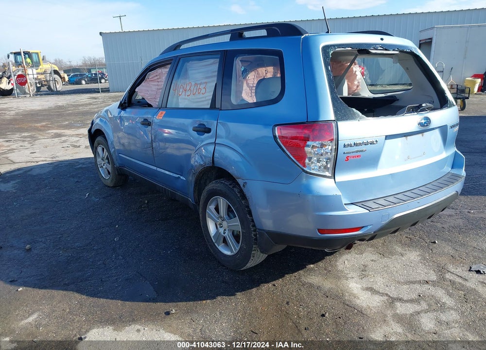2011 SUBARU FORESTER 2.5X VIN: JF2SHABC8BH752694