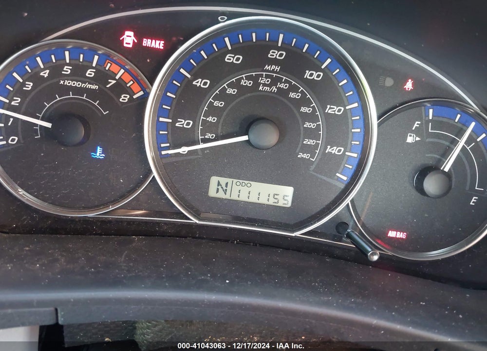 2011 SUBARU FORESTER 2.5X VIN: JF2SHABC8BH752694