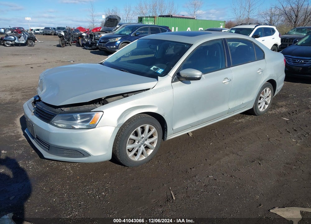 2011 VOLKSWAGEN JETTA 2.5L SE VIN: 3VWDZ7AJXBM348120