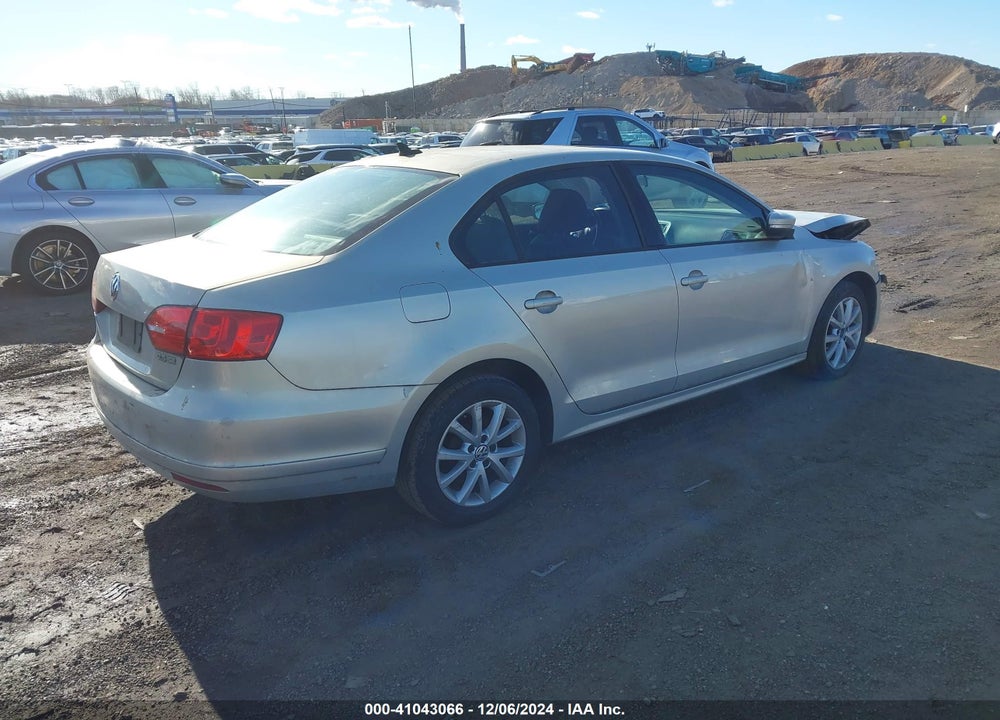 2011 VOLKSWAGEN JETTA 2.5L SE VIN: 3VWDZ7AJXBM348120