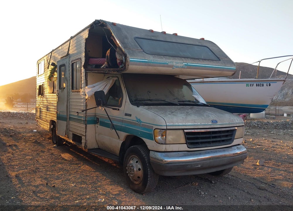 1992 FORD ECONOLINE E350 CUTAWAY VAN VIN: 1FDKE30G7NHA73749