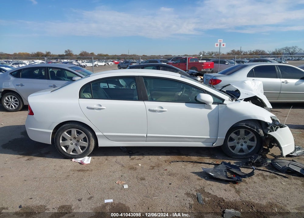 2009 HONDA CIVIC LX VIN: 19XFA16539E033000