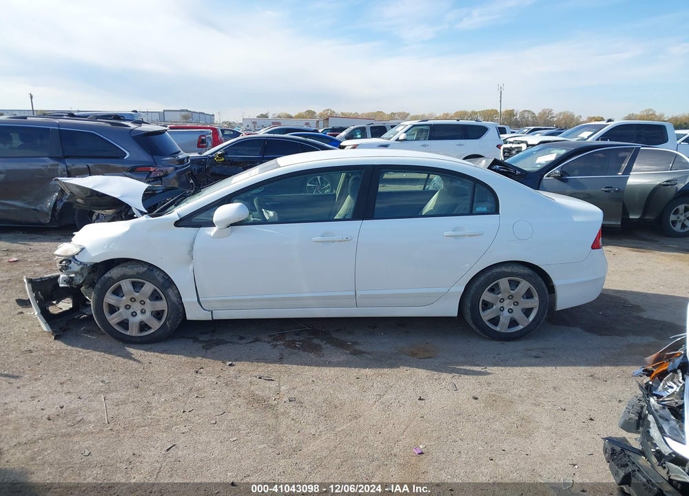 2009 HONDA CIVIC LX VIN: 19XFA16539E033000