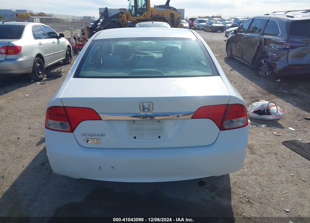 2009 HONDA CIVIC LX VIN: 19XFA16539E033000