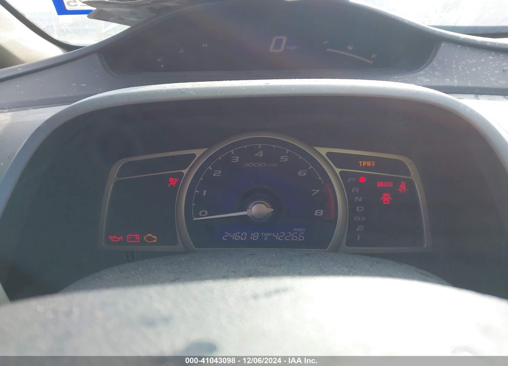 2009 HONDA CIVIC LX VIN: 19XFA16539E033000