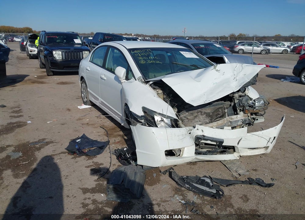 2009 HONDA CIVIC LX VIN: 19XFA16539E033000