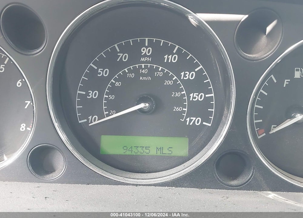 2005 JAGUAR XJ VANDEN PLAS VIN: SAJWA82C05SG44966