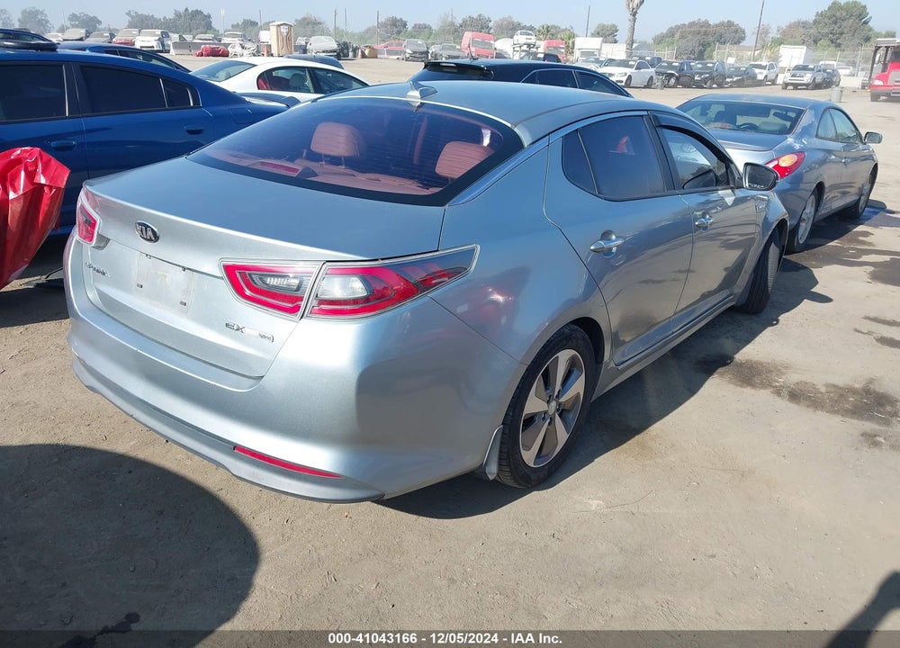 2014 KIA OPTIMA HYBRID EX VIN: KNAGN4AD1E5072924