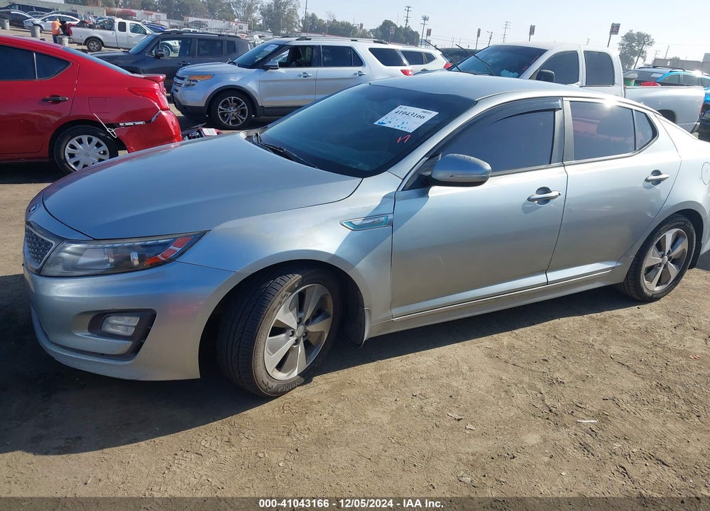 2014 KIA OPTIMA HYBRID EX VIN: KNAGN4AD1E5072924