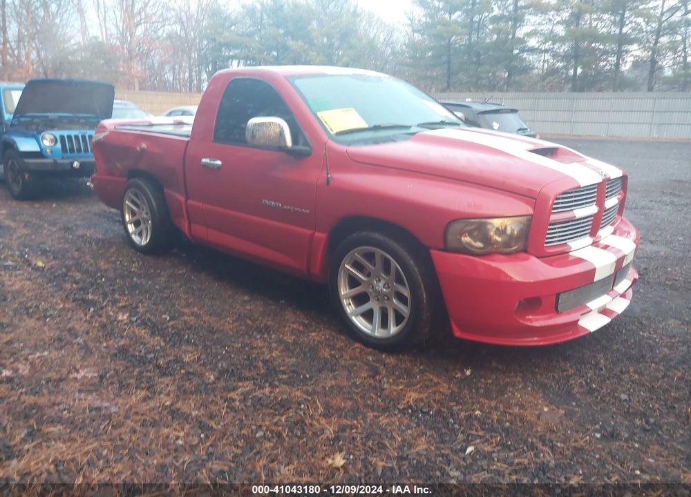 2004 DODGE RAM 1500 SRT-10 VIN: 3D3HA16H34G170719