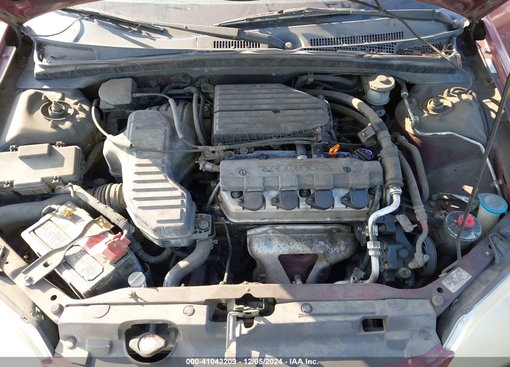 2002 HONDA CIVIC LX VIN: 2HGES16552H516413