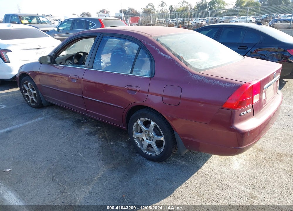 2002 HONDA CIVIC LX VIN: 2HGES16552H516413