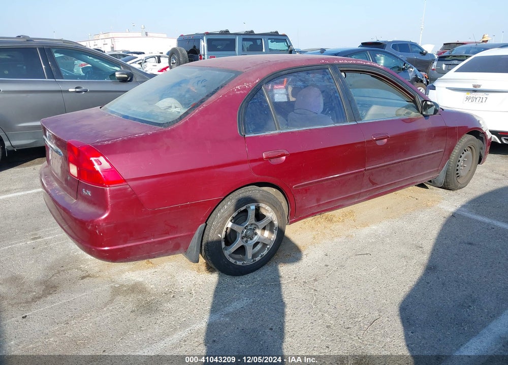 2002 HONDA CIVIC LX VIN: 2HGES16552H516413