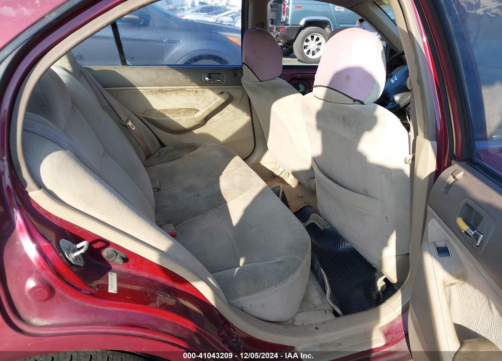 2002 HONDA CIVIC LX VIN: 2HGES16552H516413