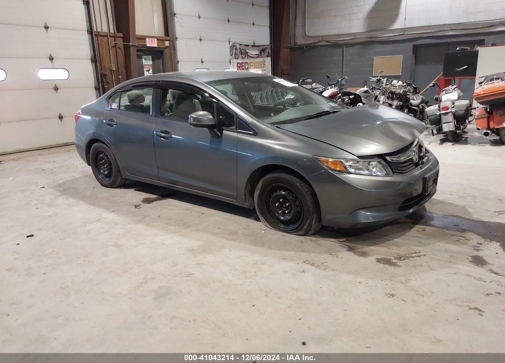 2012 HONDA CIVIC LX VIN: 2HGFB2F54CH302430
