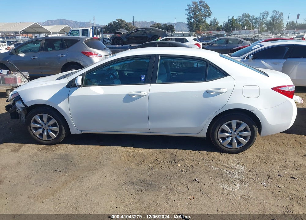2016 TOYOTA COROLLA LE VIN: 5YFBURHE7GP513747