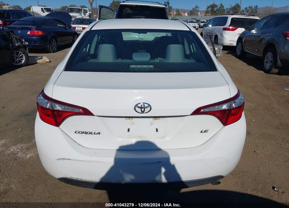 2016 TOYOTA COROLLA LE VIN: 5YFBURHE7GP513747