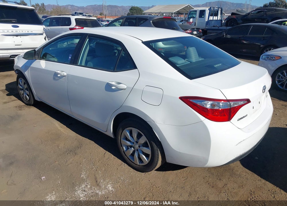 2016 TOYOTA COROLLA LE VIN: 5YFBURHE7GP513747