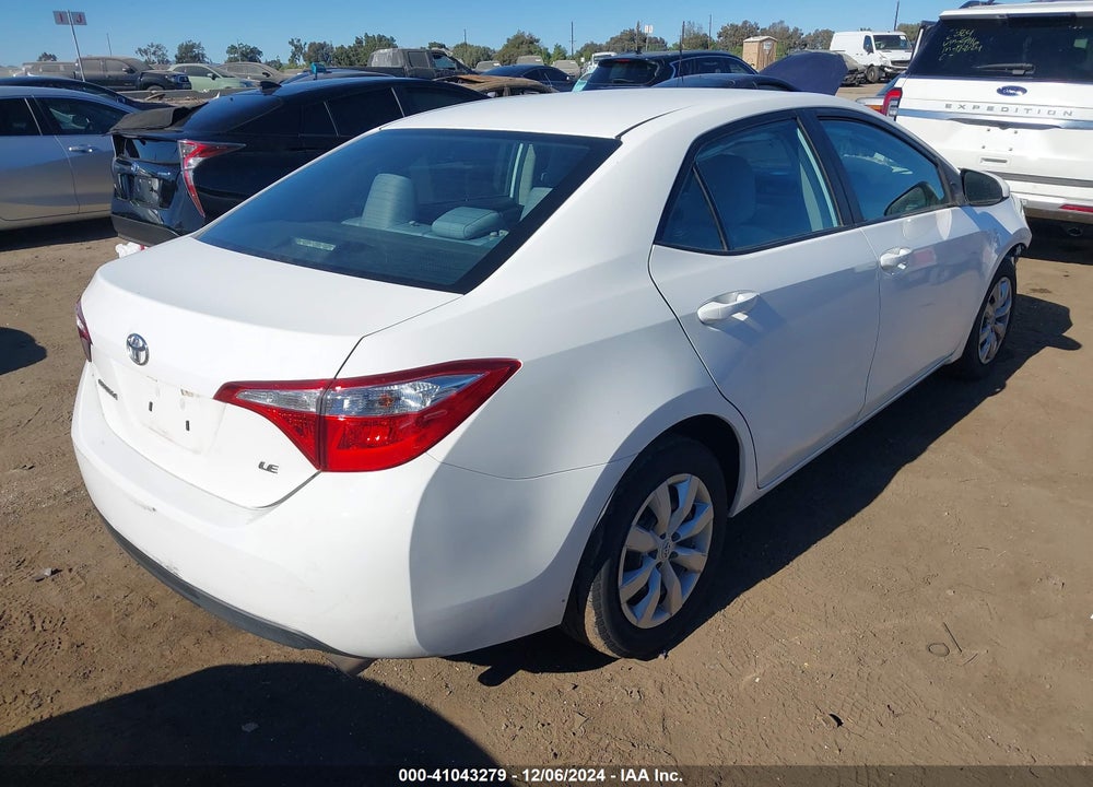 2016 TOYOTA COROLLA LE VIN: 5YFBURHE7GP513747