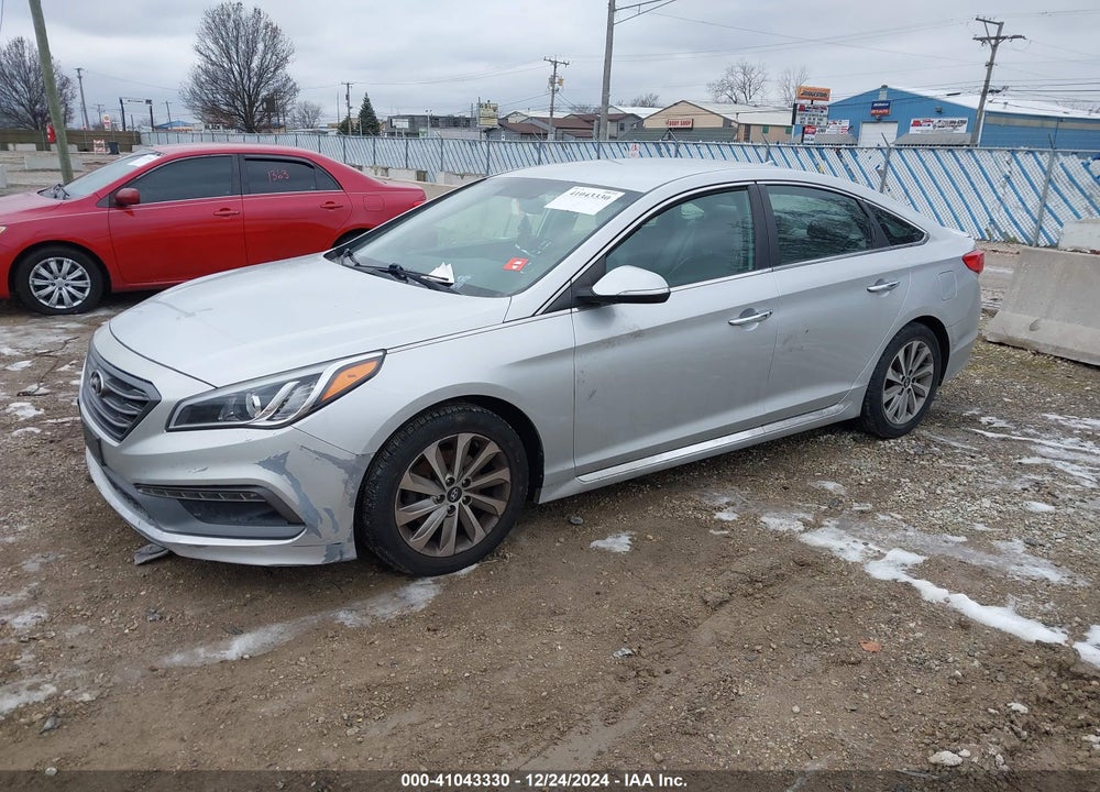 2015 HYUNDAI SONATA SPORT VIN: 5NPE34AF0FH057446