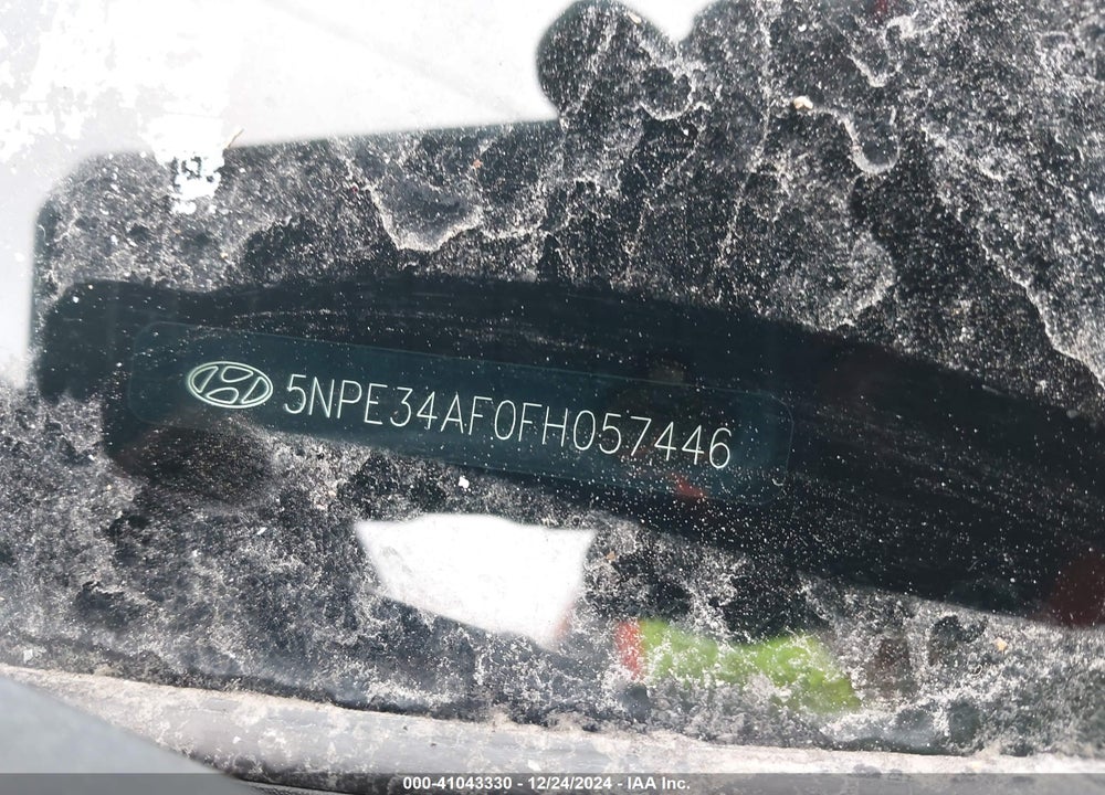 2015 HYUNDAI SONATA SPORT VIN: 5NPE34AF0FH057446