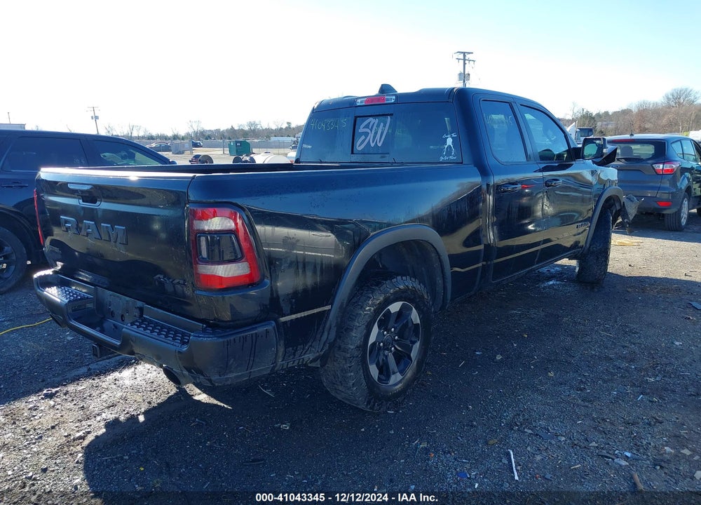 2019 RAM 1500 REBEL  4X4 6'4 BOX VIN: 1C6SRFET3KN843286