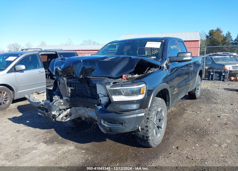 2019 RAM 1500 REBEL  4X4 6'4 BOX VIN: 1C6SRFET3KN843286
