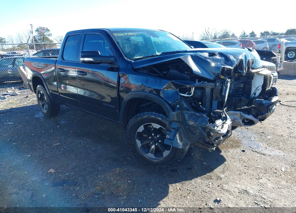 2019 RAM 1500 REBEL  4X4 6'4 BOX VIN: 1C6SRFET3KN843286