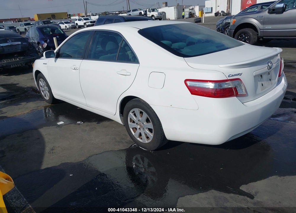 2007 TOYOTA CAMRY HYBRID VIN: JTNBB46K373013302
