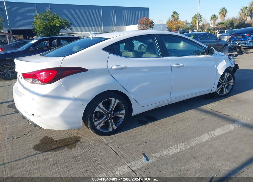 2015 HYUNDAI ELANTRA SPORT VIN: KMHDH4AH6FU322418