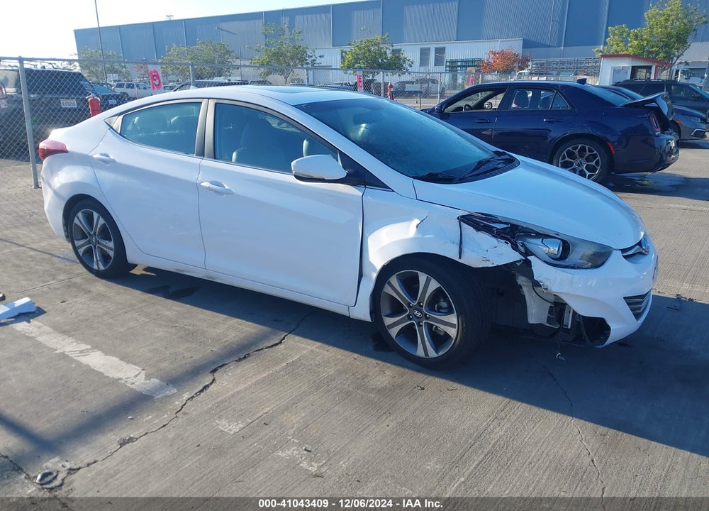 2015 HYUNDAI ELANTRA SPORT VIN: KMHDH4AH6FU322418