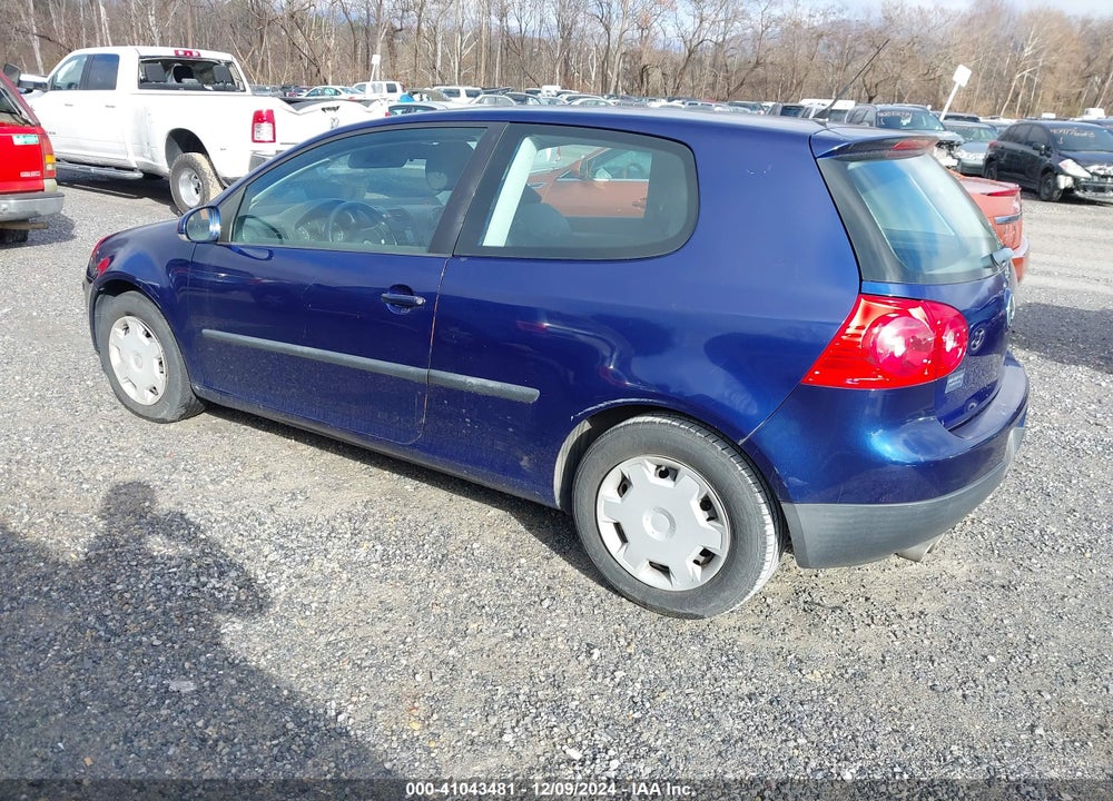 2007 VOLKSWAGEN RABBIT VIN: WVWBR71K27W193573