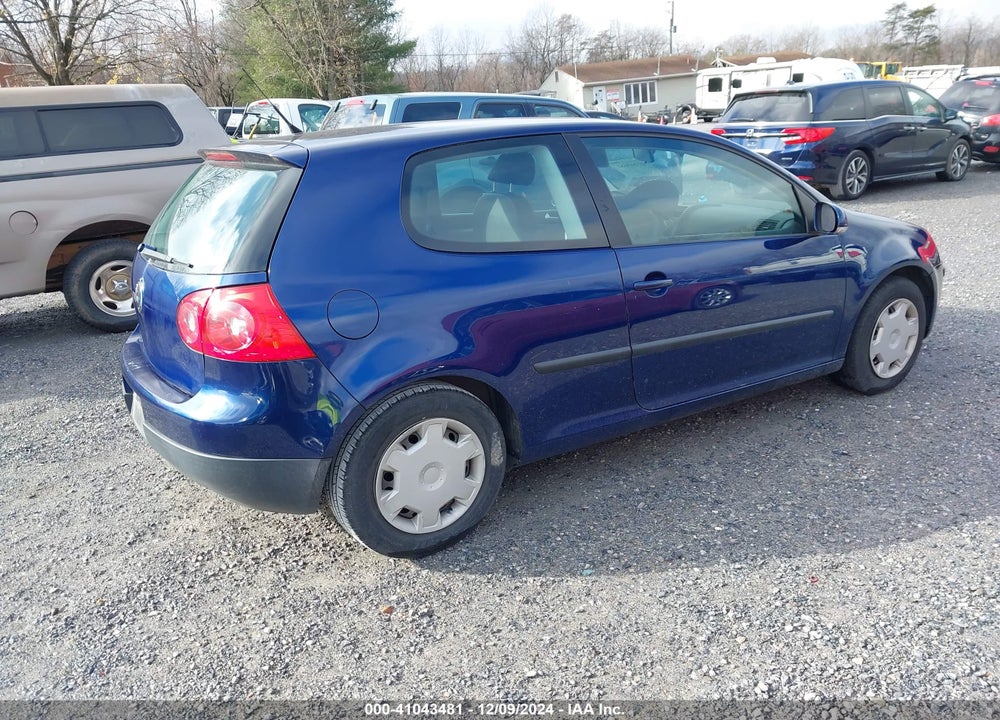 2007 VOLKSWAGEN RABBIT VIN: WVWBR71K27W193573