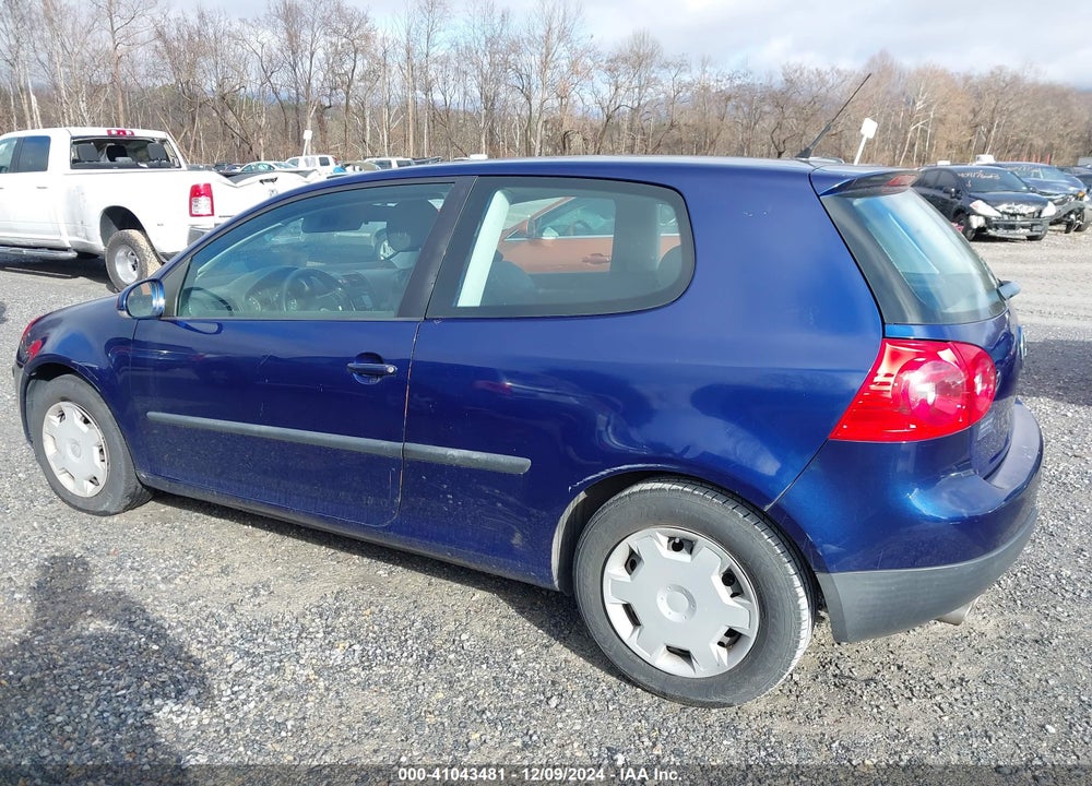 2007 VOLKSWAGEN RABBIT VIN: WVWBR71K27W193573