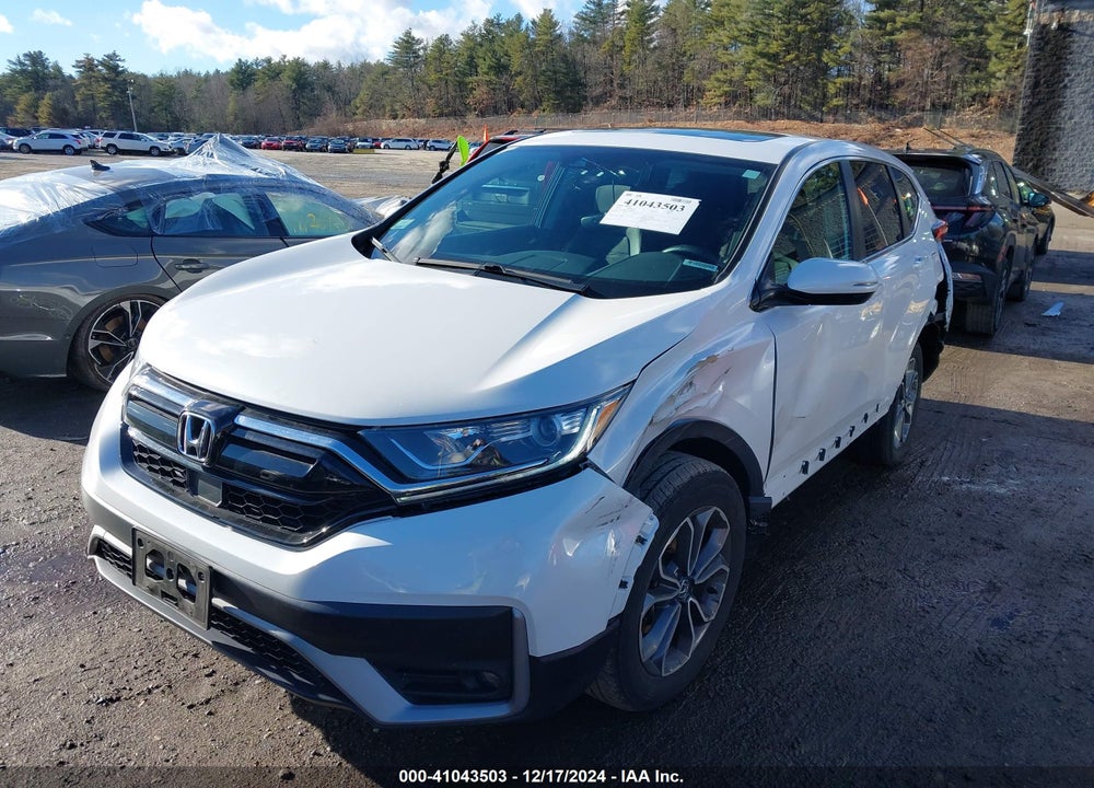 2022 HONDA CR-V AWD EX-L VIN: 5J6RW2H80NL004609