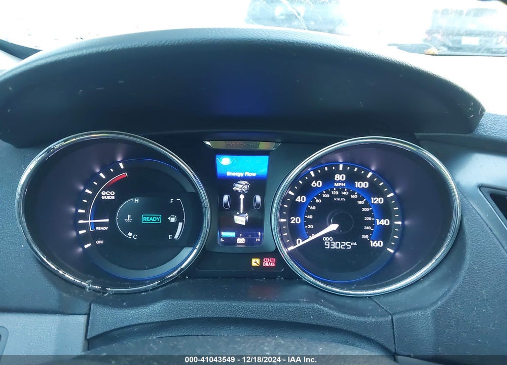 2012 HYUNDAI SONATA HYBRID VIN: KMHEC4A45CA044852