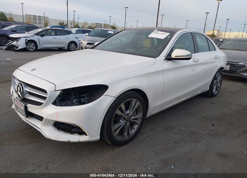 2018 MERCEDES-BENZ C 300 VIN: 55SWF4JB2JU259008